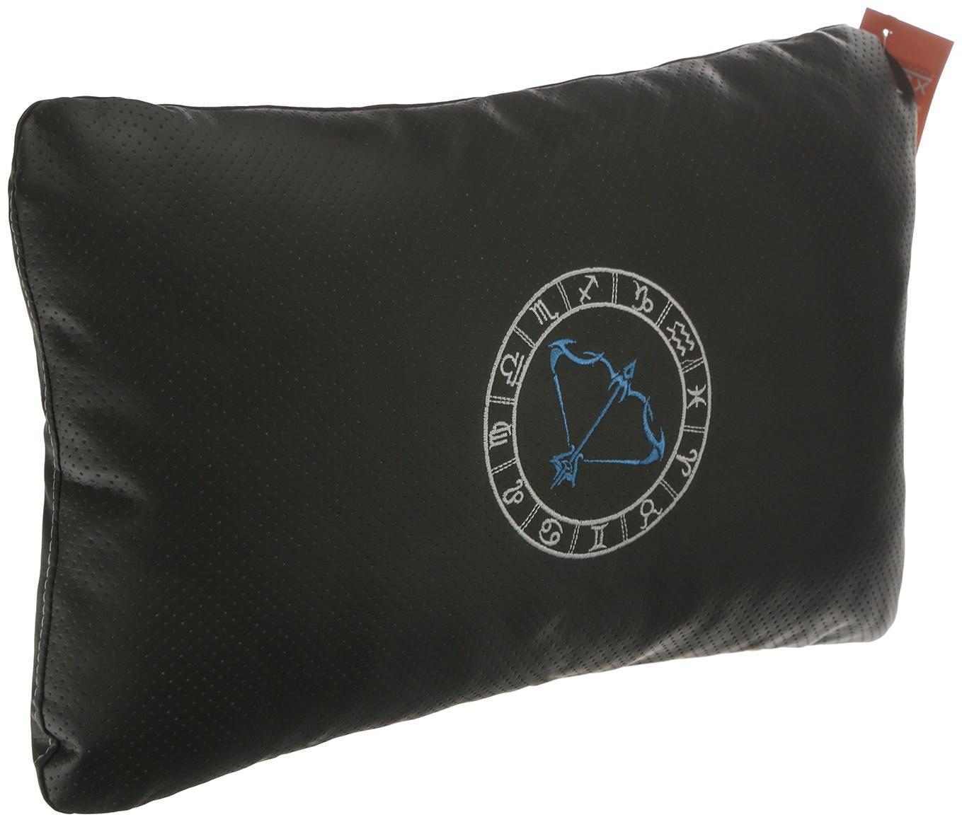 Подушка автомобильная МАТЕХ ЗНАКИ ЗОДИАКА LINE, СТРЕЛЕЦ, 45 х 28 х 12 см, черный