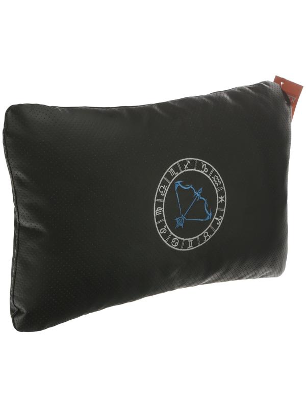 Подушка автомобильная МАТЕХ ЗНАКИ ЗОДИАКА LINE, СТРЕЛЕЦ, 45 х 28 х 12 см, черный