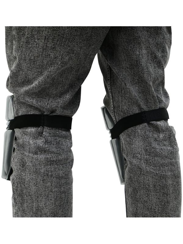 Наколенники защитные, универсальные, 19 × 16.5 см, серые