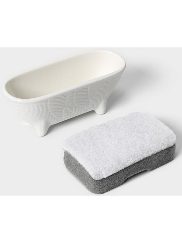 Подставка для губки Magistro Crotone, цвет белый