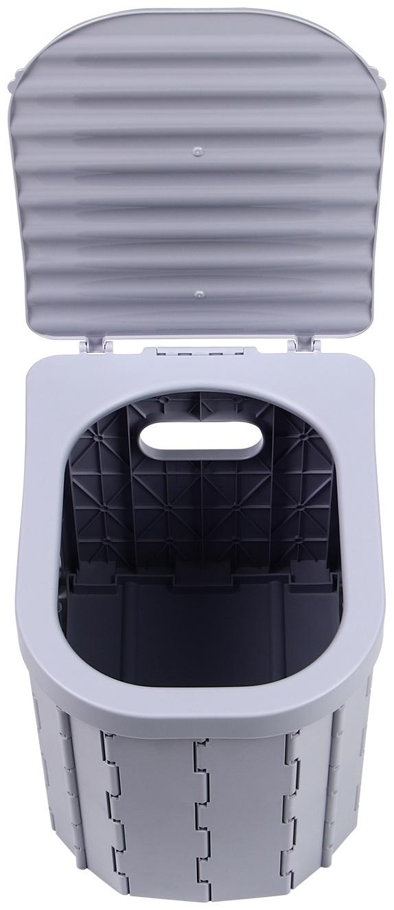 Биотуалет складной, 12 одноразовых пакетов, 12 пакетов абсорбента, сумка, Greengo