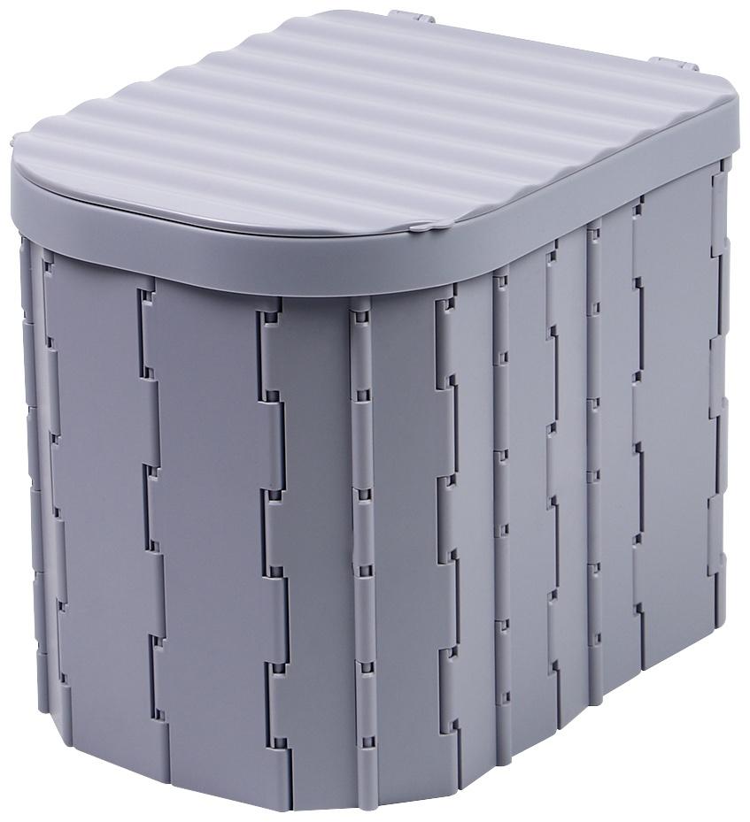 Биотуалет складной, 12 одноразовых пакетов, 12 пакетов абсорбента, сумка, Greengo