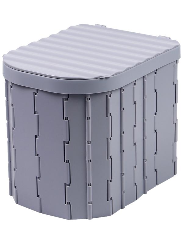 Биотуалет складной, 12 одноразовых пакетов, 12 пакетов абсорбента, сумка, Greengo