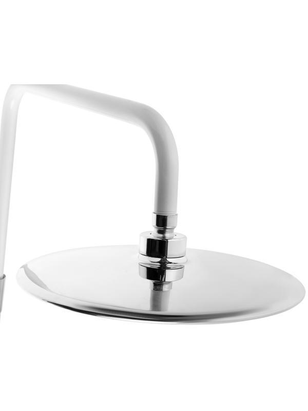 Душевая система ZEIN Z1012, смеситель, тропическая и ручная лейка, латунь, белый/хром