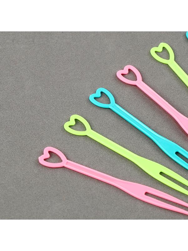 Шпажки «Сердечки», набор 24 шт., цвет МИКС