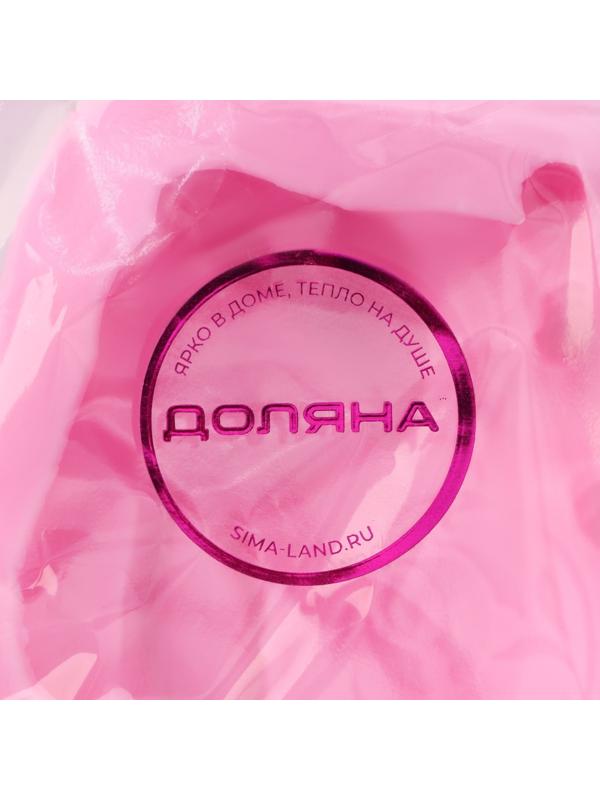 Силиконовый молд Доляна «Зайчик», 9,5×8,2×4 см, цвет розовый