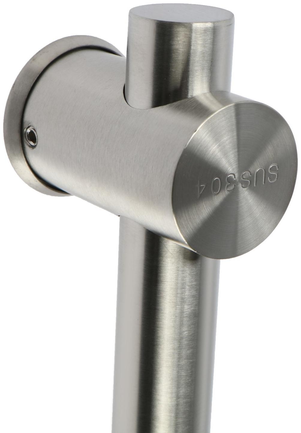 Душевая стойка ZEIN S05, держатель из пластика, крепеж, сатин