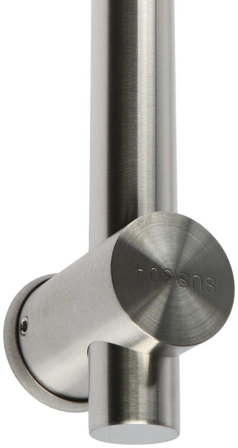 Душевая стойка ZEIN S05, держатель из пластика, крепеж, сатин