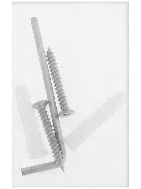 Душевая стойка ZEIN S05, держатель из пластика, крепеж, сатин