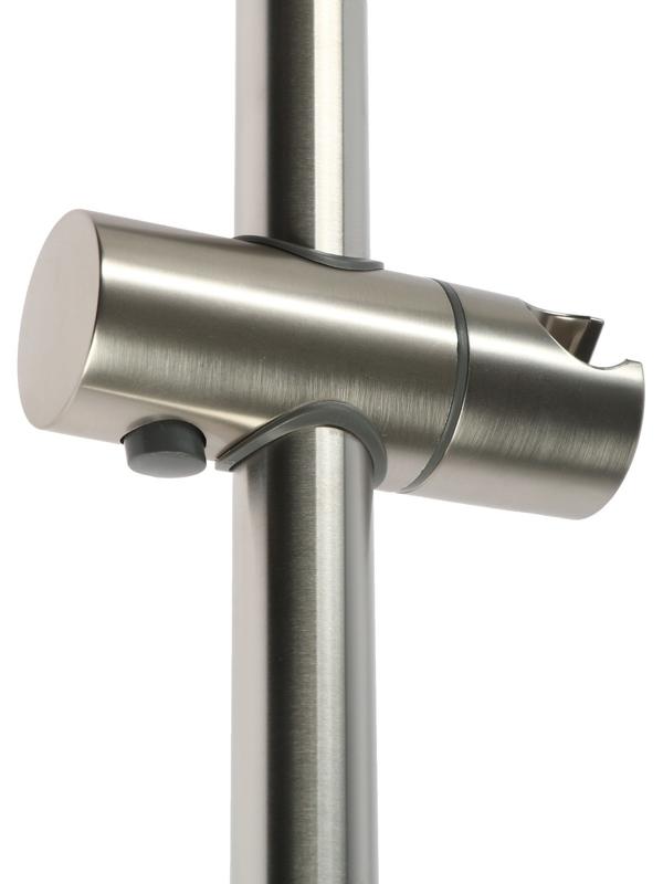 Душевая стойка ZEIN S05, держатель из пластика, крепеж, сатин