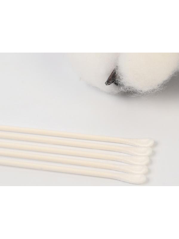 Ватные палочки в тубе 200 шт., тонкие, наконечник - спираль | лопаточка, хлопок/бумага(стик)   98294
