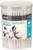 Ватные палочки в тубе 200 шт., тонкие, наконечник - классика, хлопок/бумага(стик)