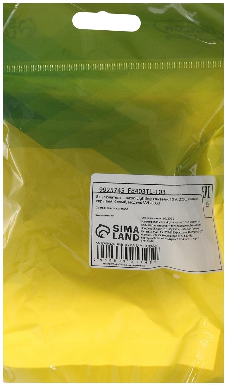 Выключатель Luazon Lighting 