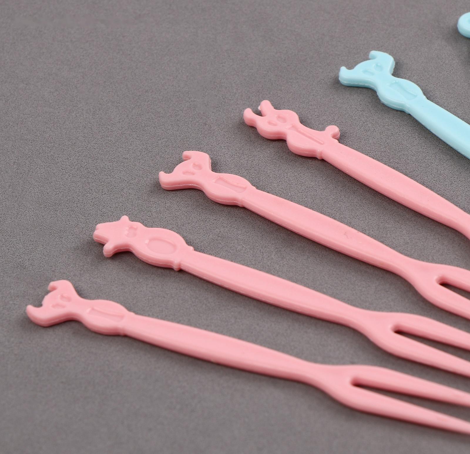 Шпажки «Зверюшки», набор 12 шт., 9 см, цвет МИКС