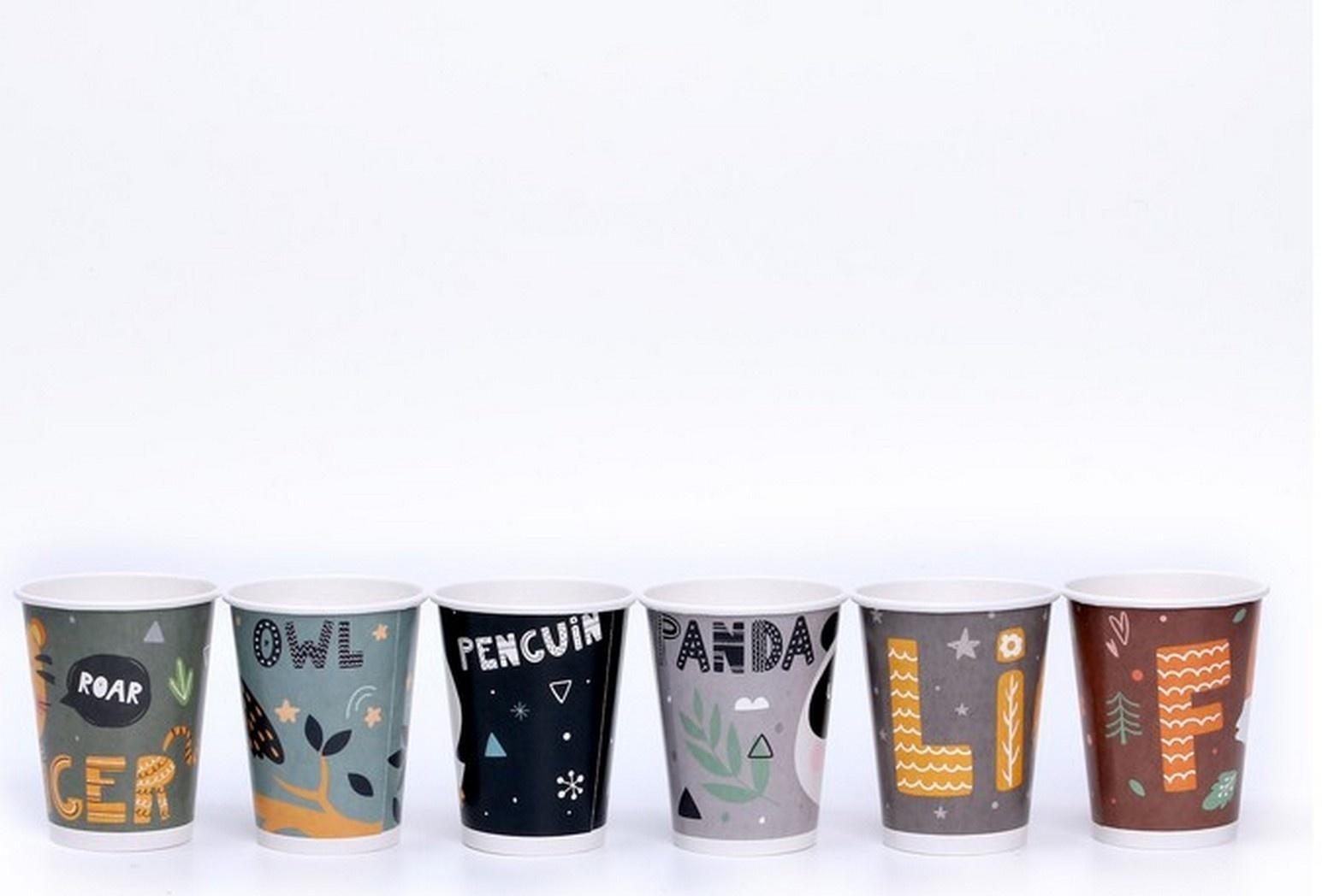 Набор бумажных стаканов Хэппи Зоо, в т/у пленке, 6 шт., 250 мл