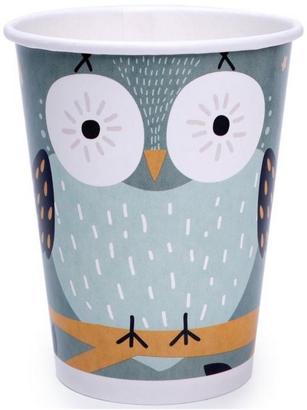 Набор бумажных стаканов Хэппи Зоо, в т/у пленке, 6 шт., 250 мл