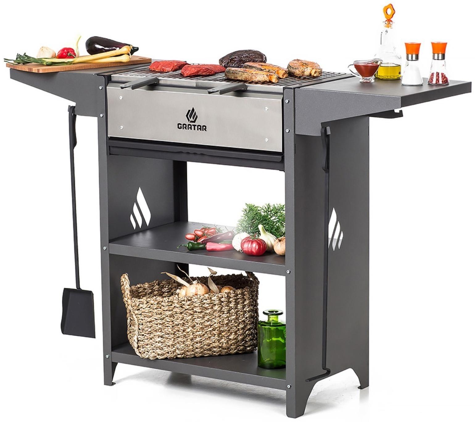 Мангал Family Optima FO 2000, 2 мм, 133,2 х 39,4 х 91,9 см