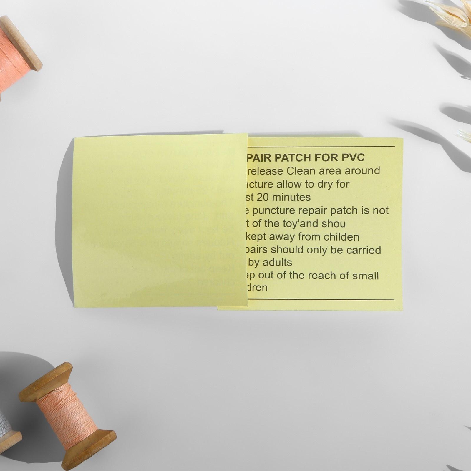 Набор водонепроницаемых заплаток, 7 × 7 см, 5 шт, цвет прозрачный