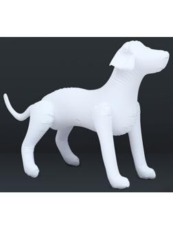 Манекен собаки, надувной, 80 х 56 х 25 см, белый