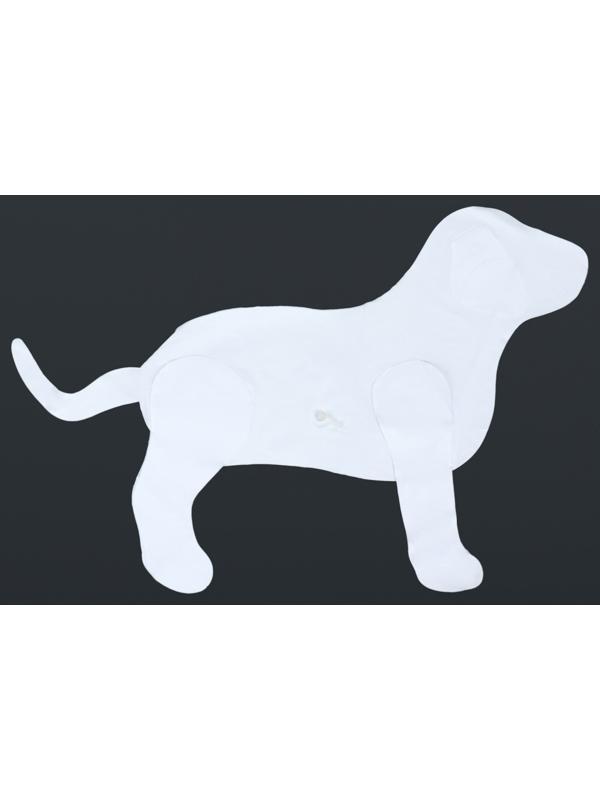 Манекен собаки, надувной, 80 х 56 х 25 см, белый