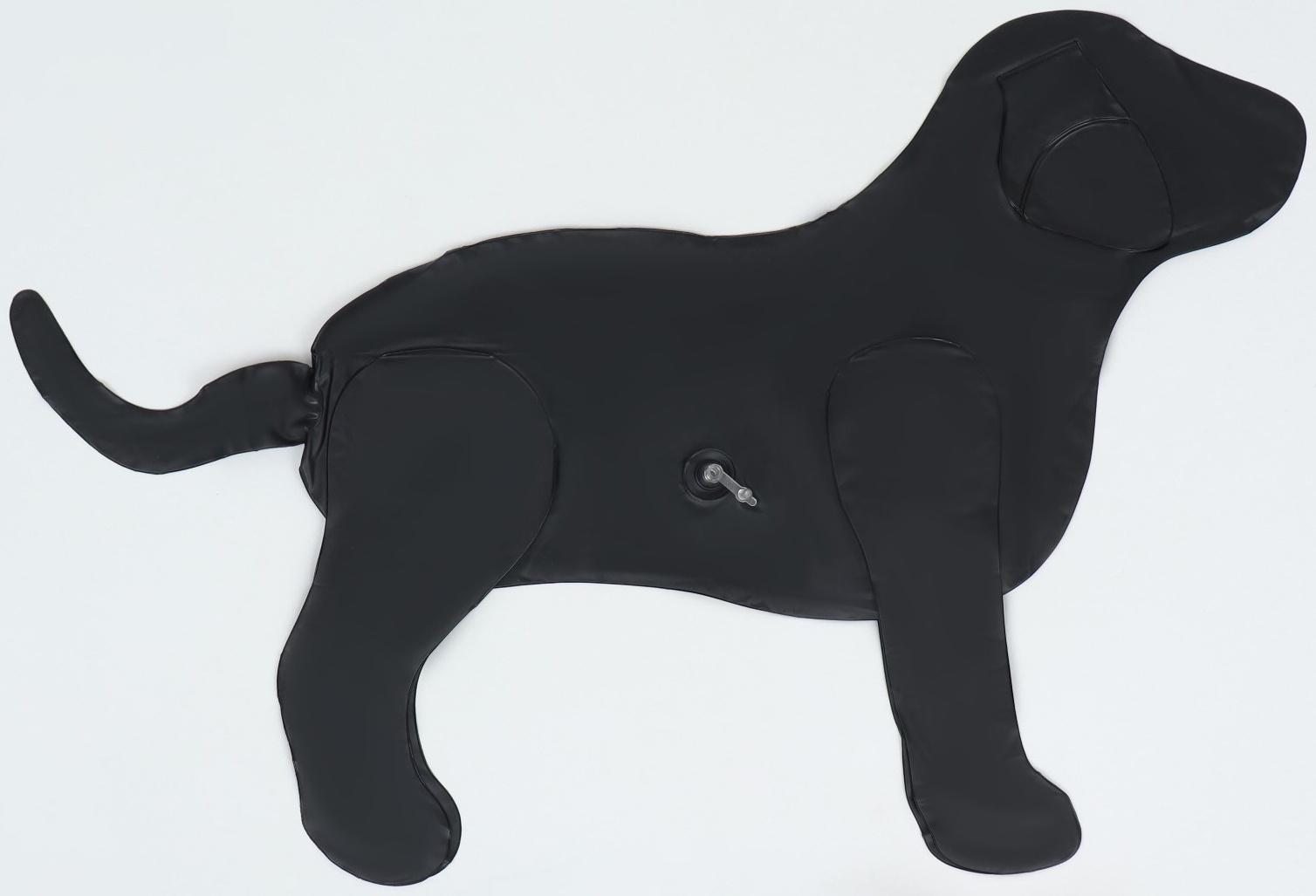 Манекен собаки, надувной, 80 х 56 х 25 см, черный