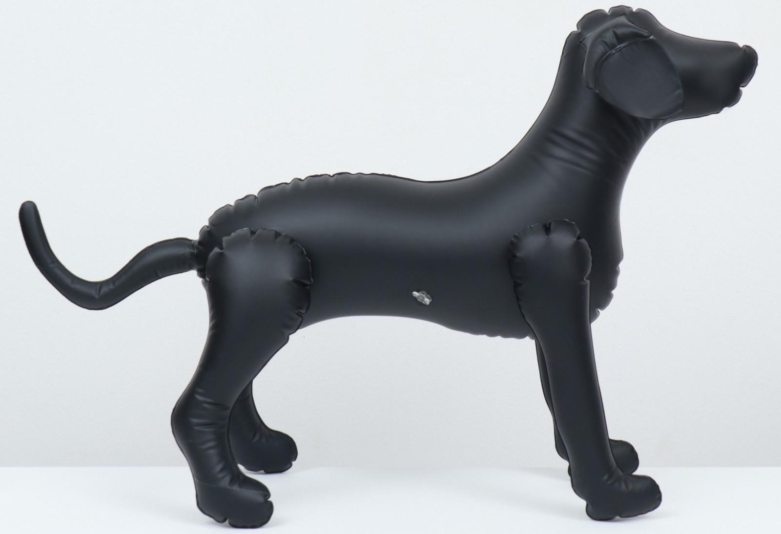Манекен собаки, надувной, 80 х 56 х 25 см, черный