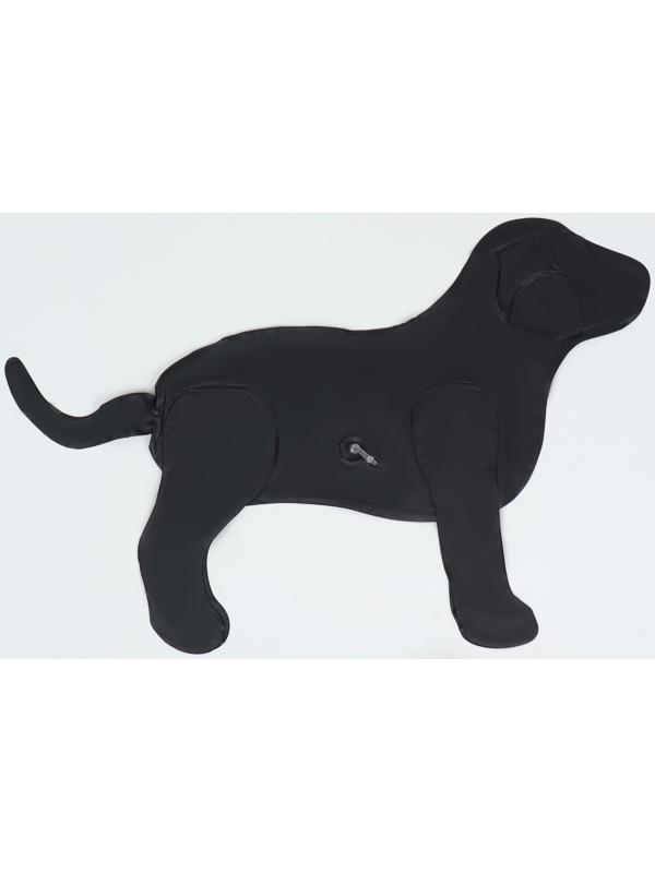 Манекен собаки, надувной, 80 х 56 х 25 см, черный