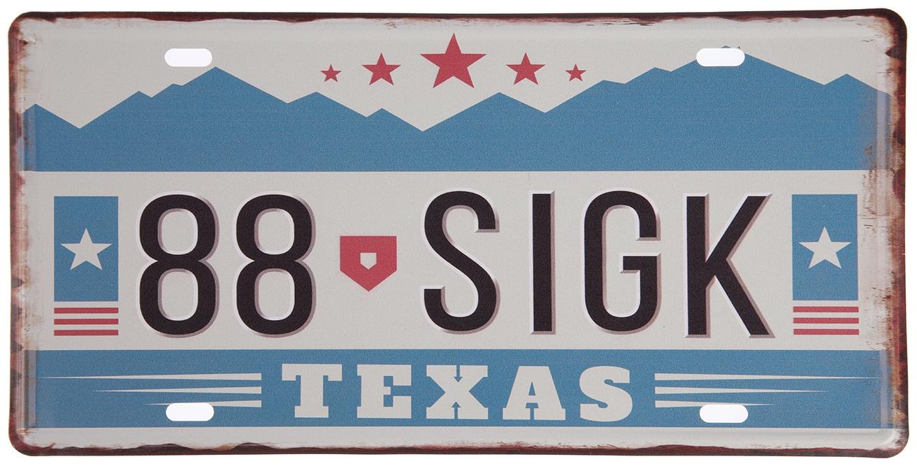 Декоративный номерной знак, 