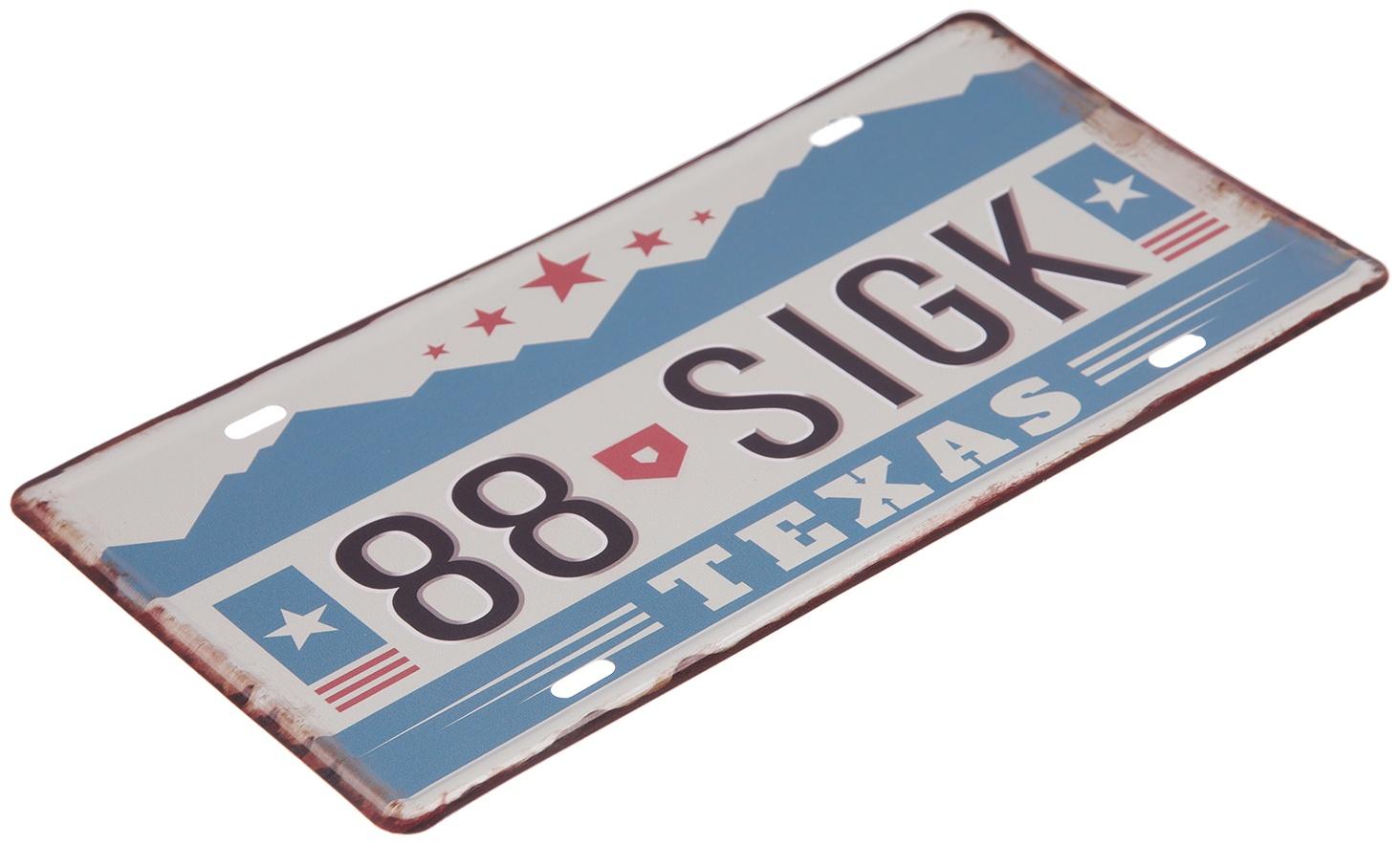 Декоративный номерной знак, 