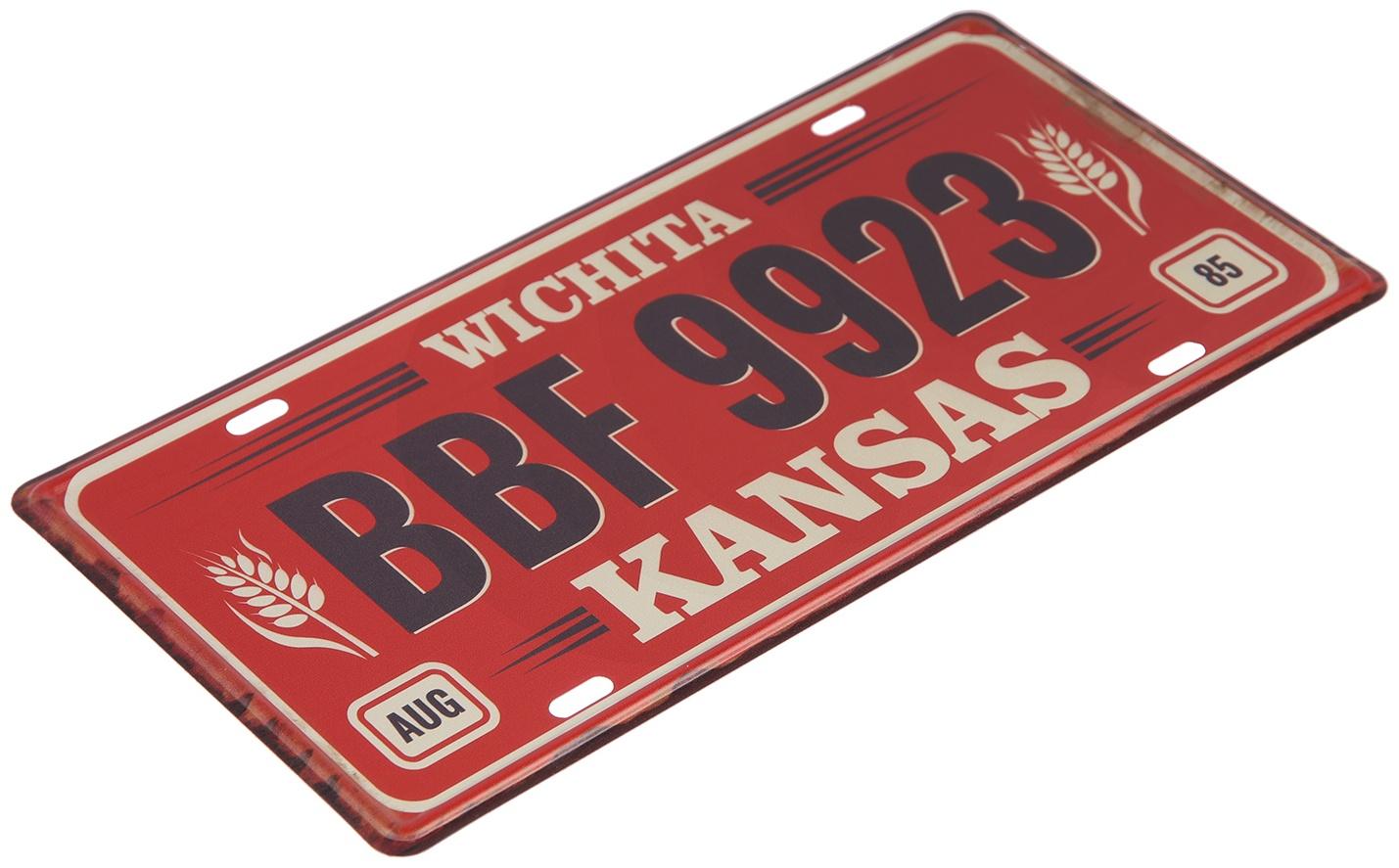 Декоративный номерной знак, 