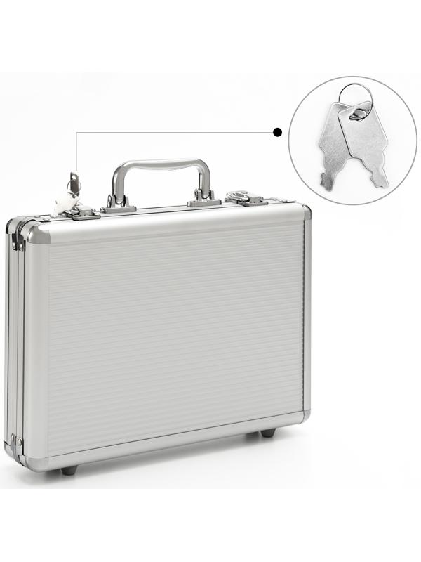 Металлический кейс, 30 х 21 х 6.5 см