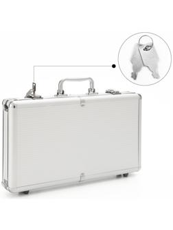 Металлический кейс, 38 х 21 х 6.5 см