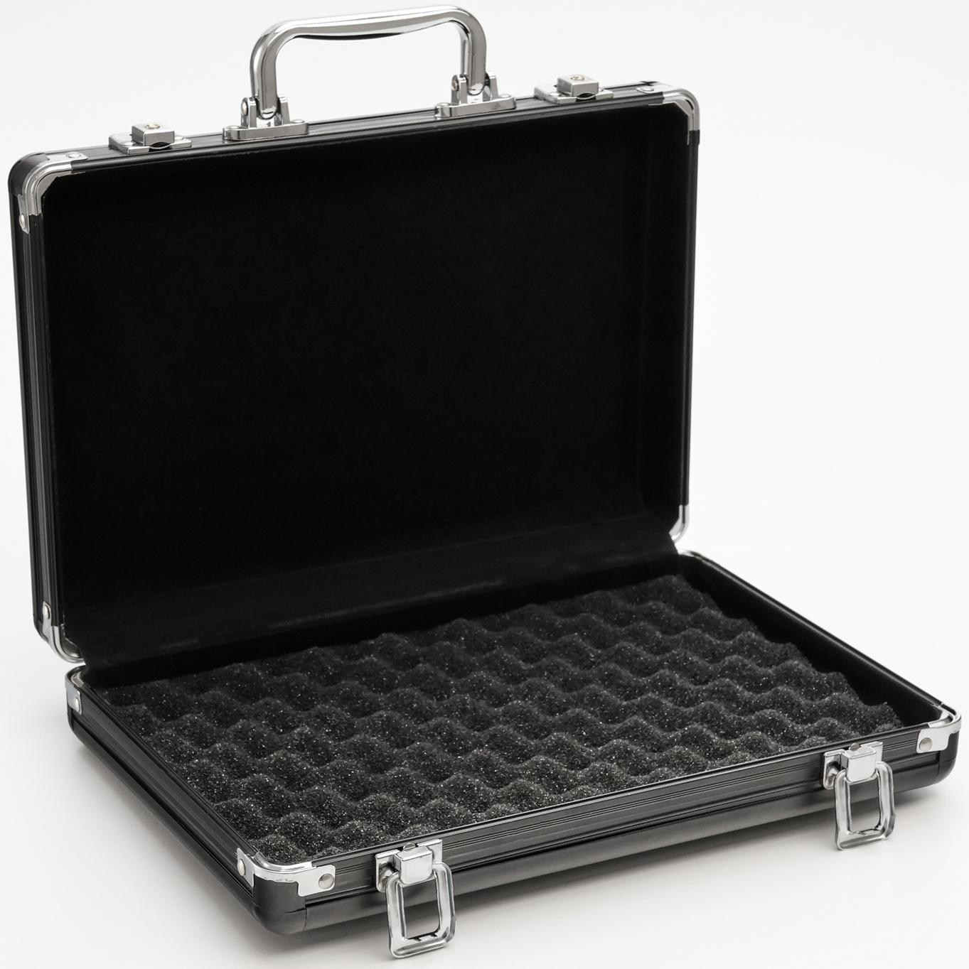 Металлический кейс, 30 х 21 х 6.5 см, черный