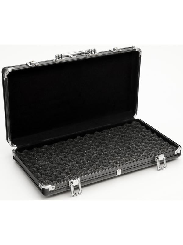 Металлический кейс, 38 х 21 х 6.5 см, черный