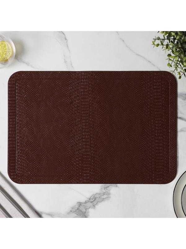 Набор салфеток сервировочных Magistro, 2 шт, 30×45 см, цвет коричневый