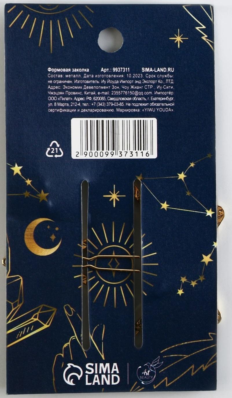 Формовая заколка на подложке 