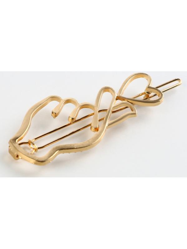 Формовая заколка на подложке 