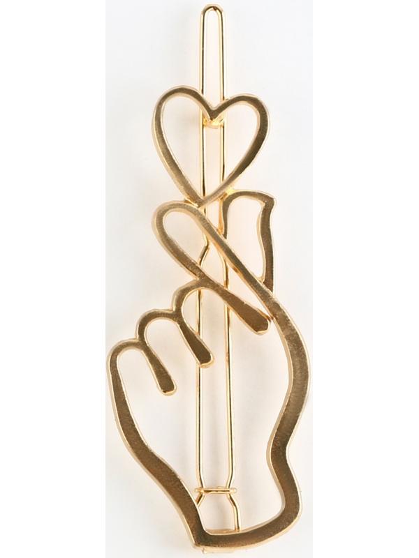 Формовая заколка на подложке 