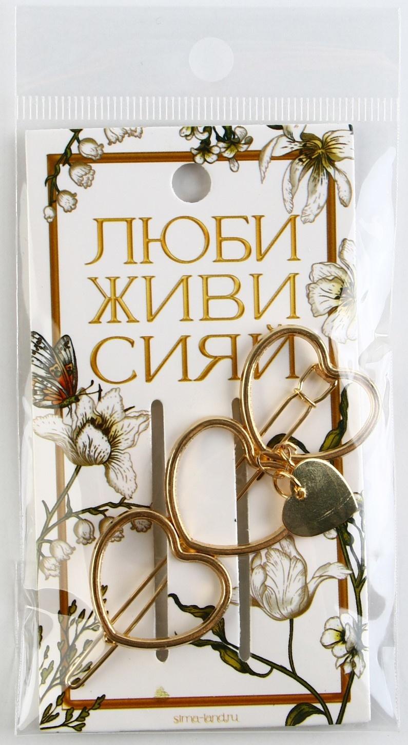 Формовая заколка на подложке 