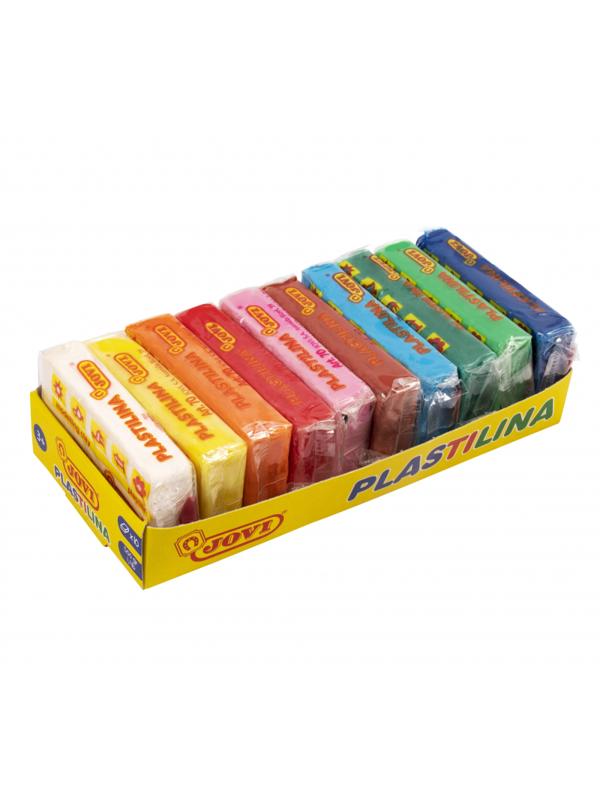 Пластилин на растит.осн.JOVI 10 цв.500 г, картон, 70/10S