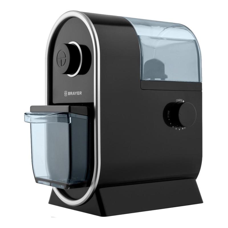 Кофемолка BRAYER BR1170, Жерновая, Емкость 100 г., Мощность 110 Вт, пласт