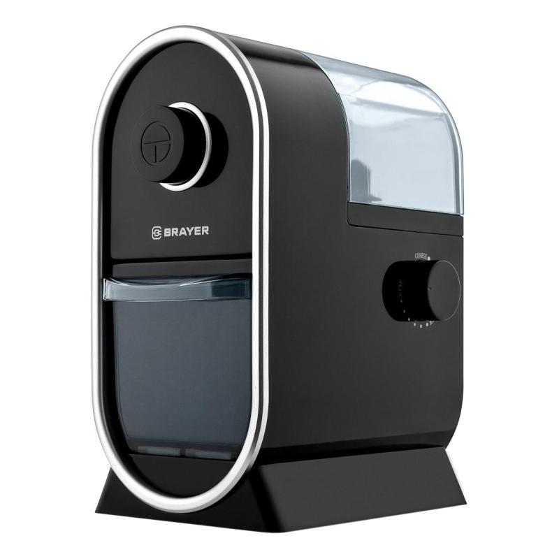 Кофемолка BRAYER BR1170, Жерновая, Емкость 100 г., Мощность 110 Вт, пласт