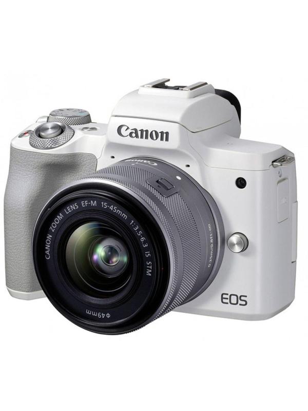 Фотоаппарат Canon EOS M50 Mark II Kit EF-M 15-45mm f/3.5-6.3 IS STM белый