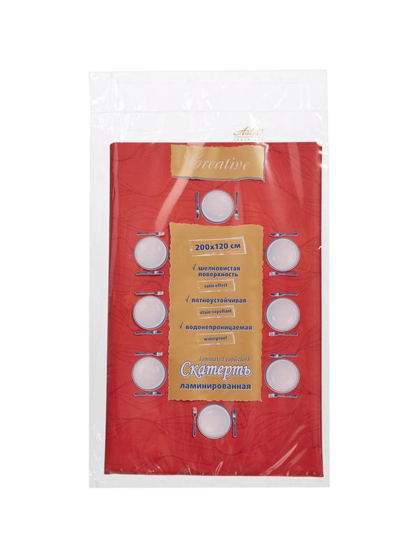 Скатерть бумажная ASTER Creative 1-сл.красная 120х200см