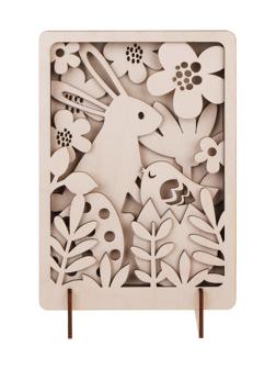 Наборы для творчества объемная раскраска 3D Весенняя радость, 6 слоев,
подставка