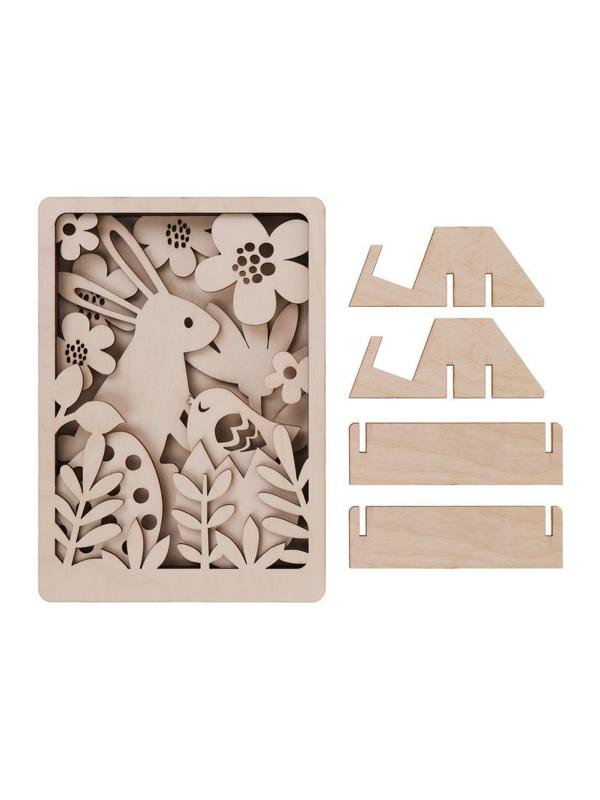 Наборы для творчества объемная раскраска 3D Весенняя радость, 6 слоев,
подставка