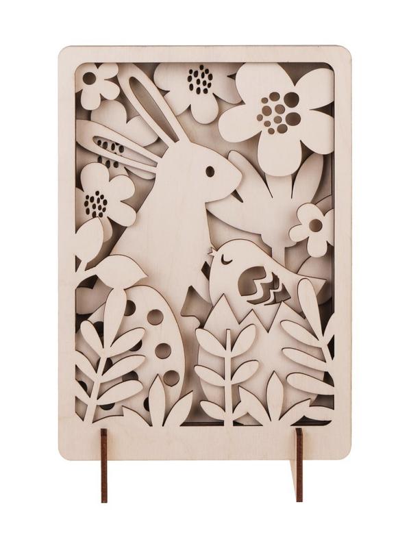 Наборы для творчества объемная раскраска 3D Весенняя радость, 6 слоев,
подставка