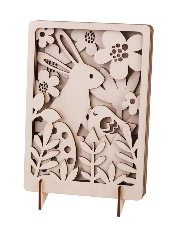 Наборы для творчества объемная раскраска 3D Весенняя радость, 6 слоев,
подставка