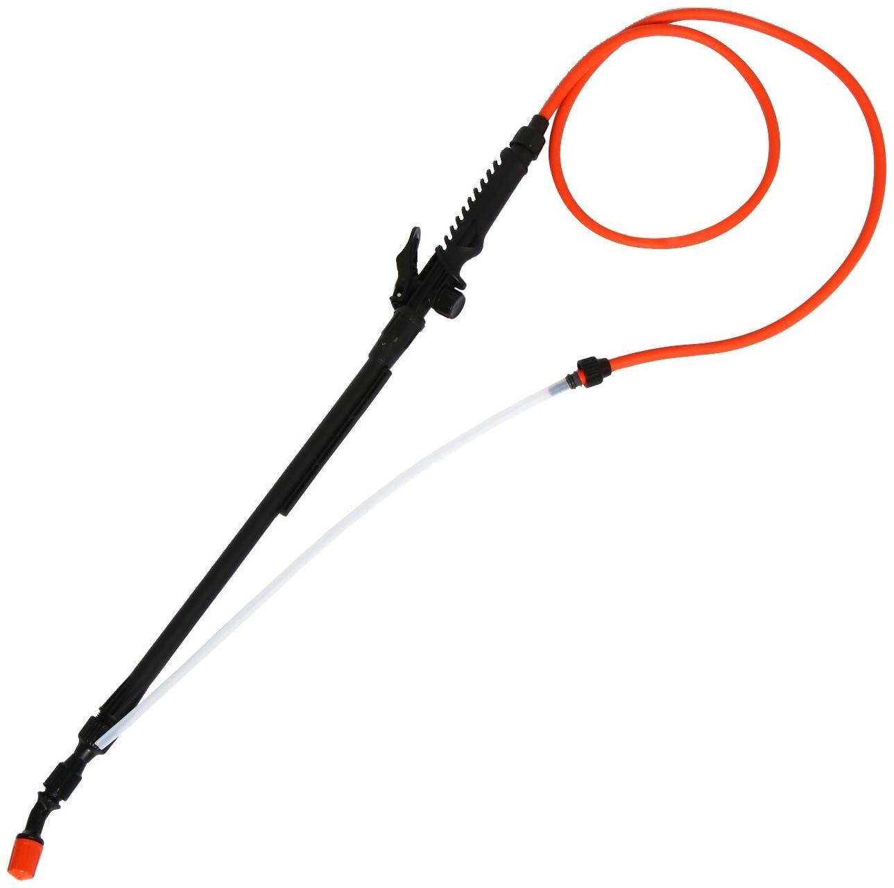 Опрыскиватель помповый, 9 л, термоусадка, пластиковый брандспойт, «Жук»