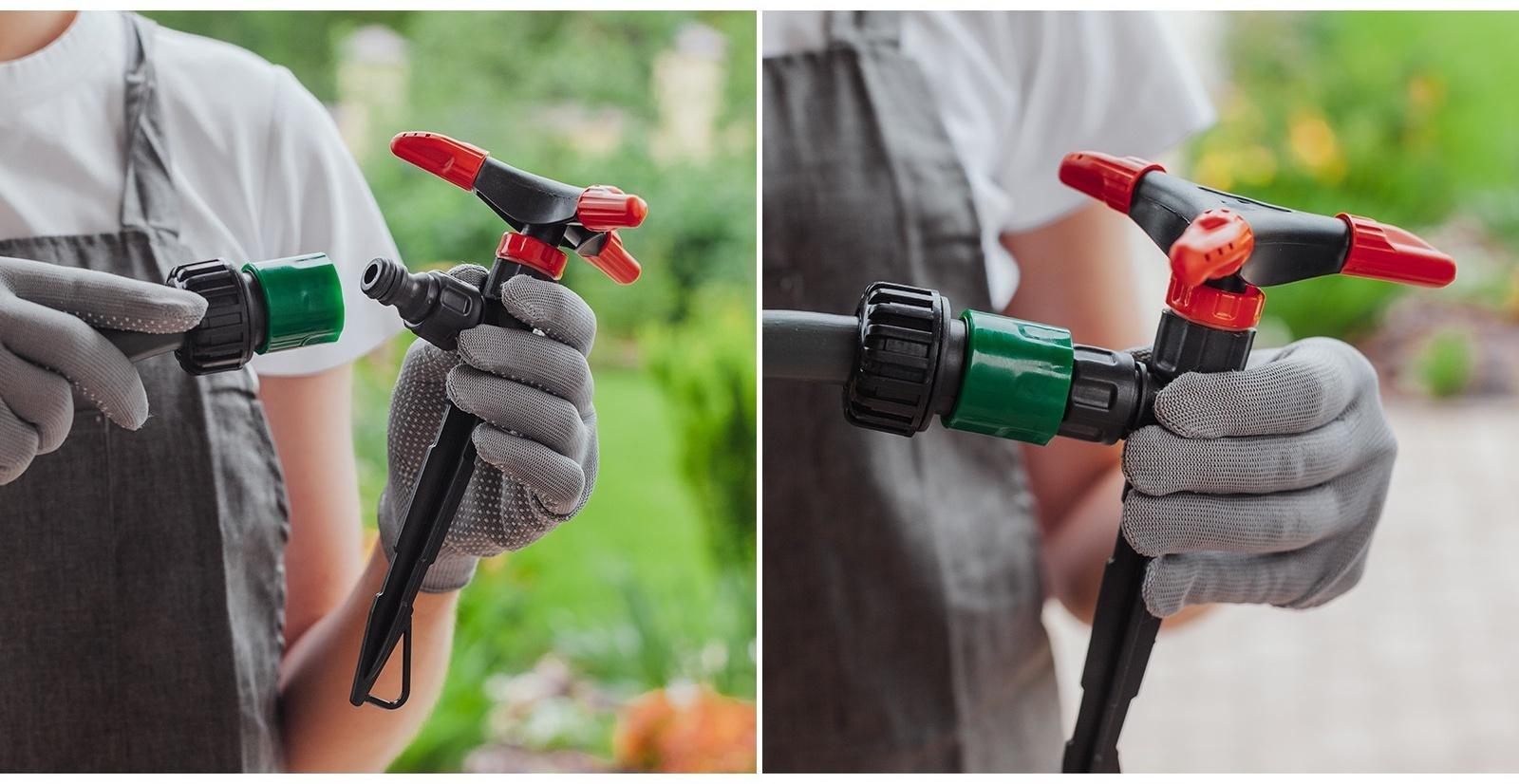 Распылитель 3-лепестковый, под коннектор, пика, пластик, «Жук»